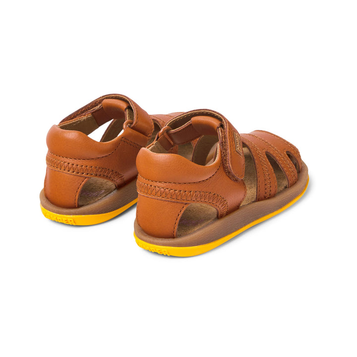 Camper | Sandali in pelle marrone per bambini, Bicho First Walkers