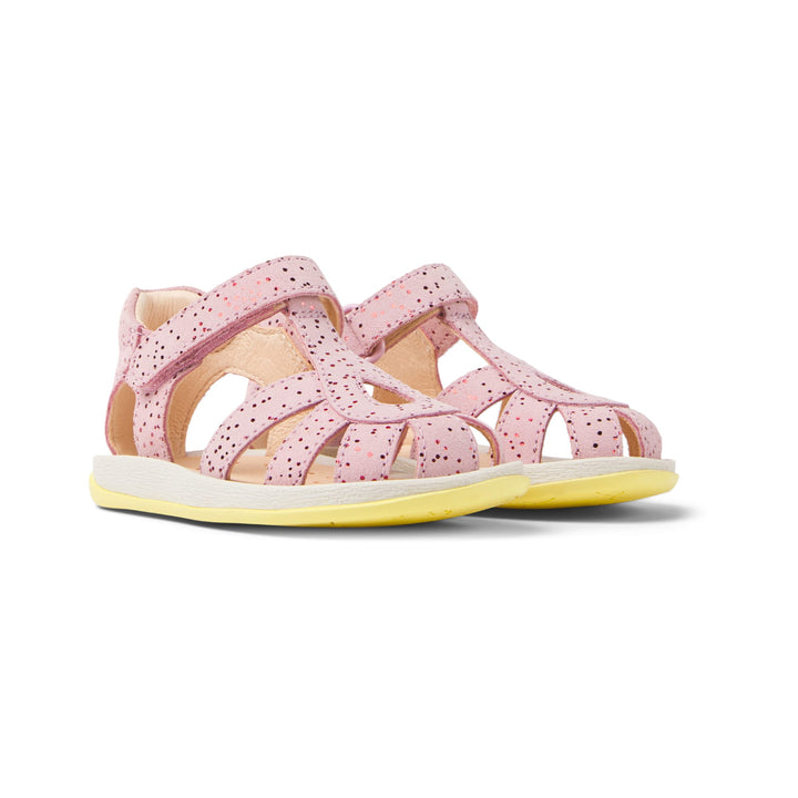 Camper | Sandali in pelle rosa per bambini, Bicho First Walkers