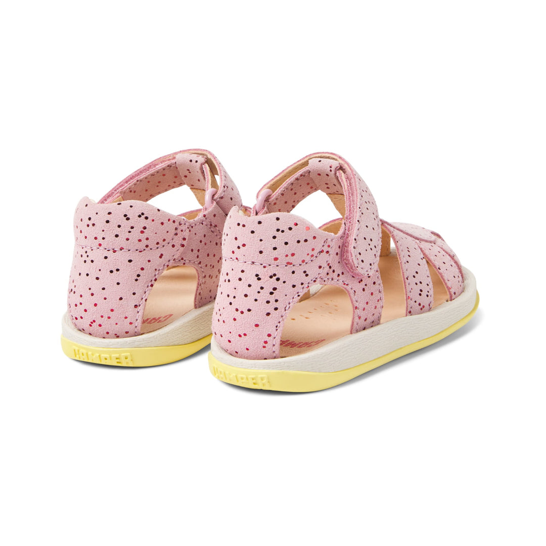 Camper | Sandali in pelle rosa per bambini, Bicho First Walkers