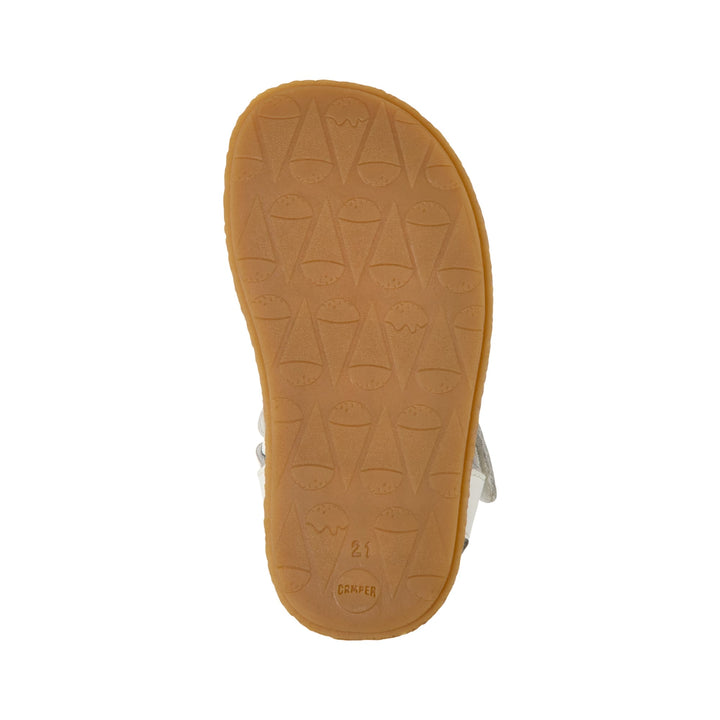 Camper | Sandali in pelle bianche per bambini, Miko First Walkers