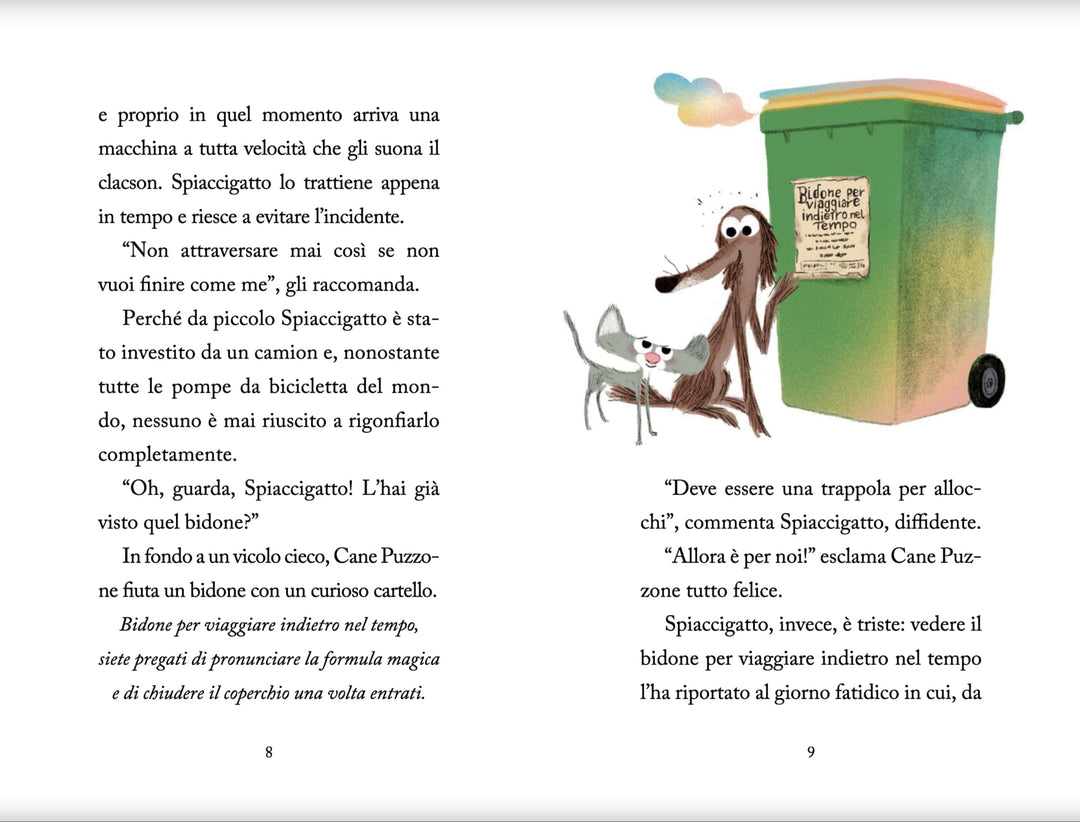 Libro Cane Puzzone e il bidone del tempo | C. Gutman, M. Boutavant