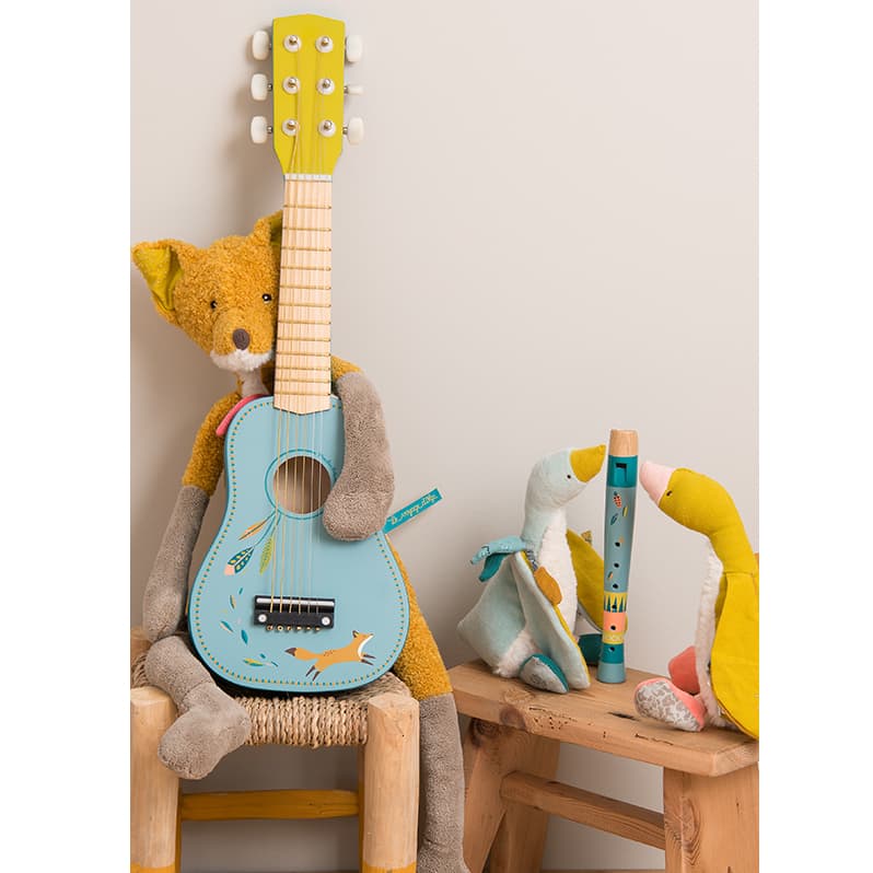 Chitarra in Legno 53cm per Bambini Il Viaggio di Olga | Moulin Roty