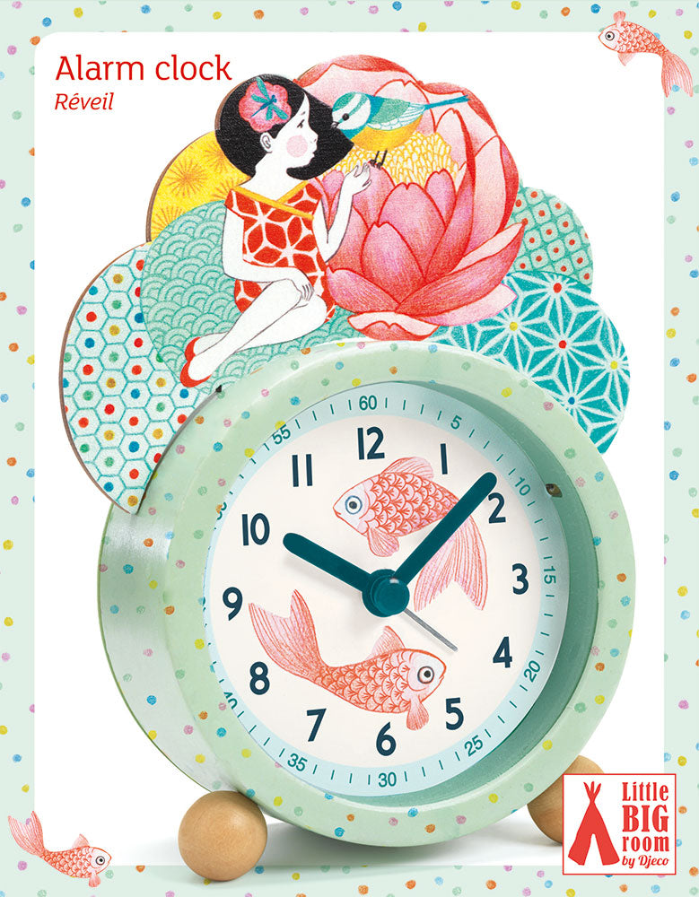 Orologio Sveglia da Tavolo per Bambini, Pesci Giappone | Djeco DD00401