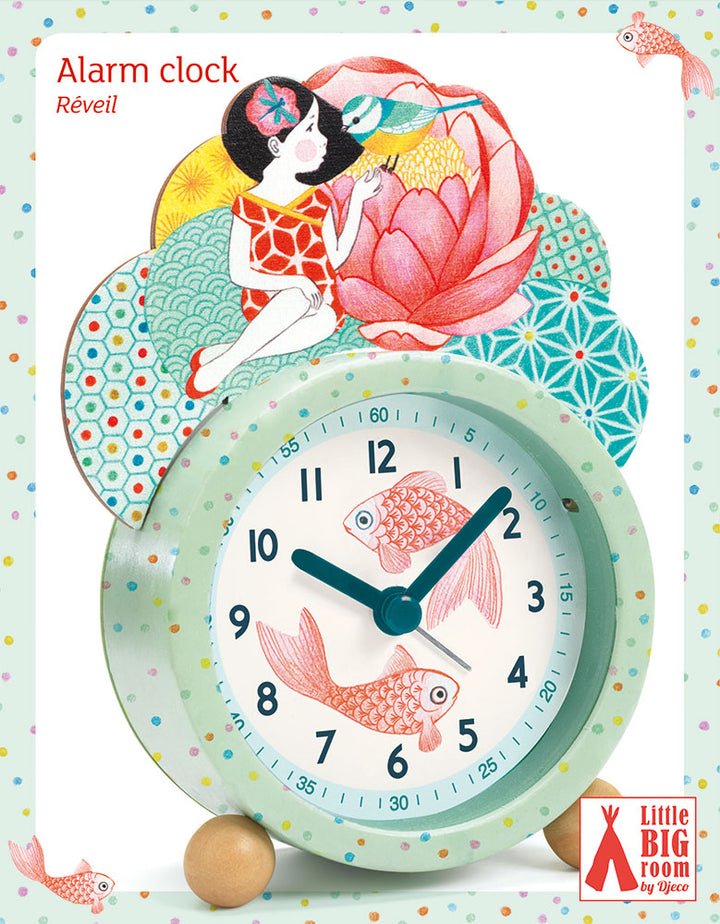 Orologio Sveglia da Tavolo per Bambini, Pesci Giappone | Djeco DD00401