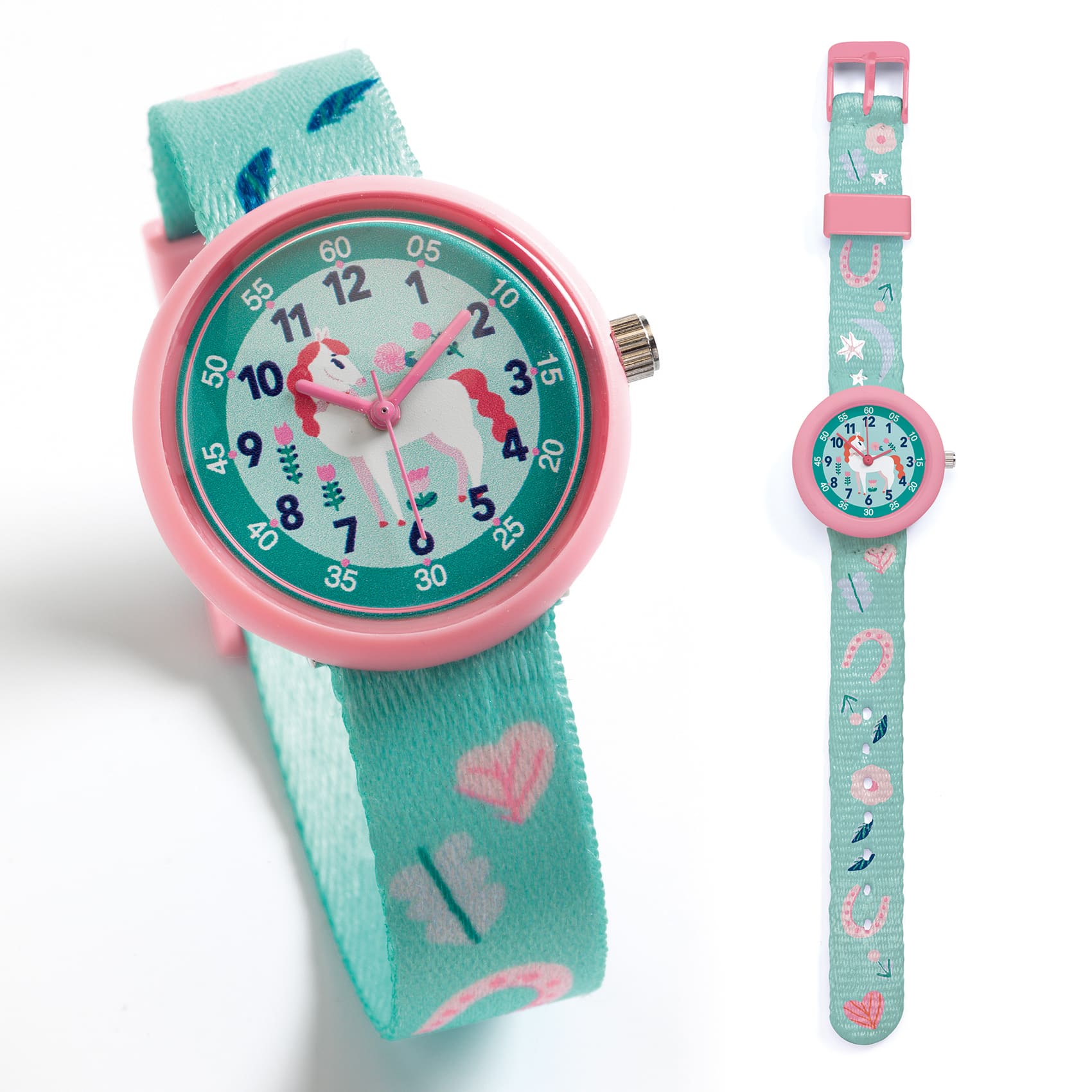 Orologio da Polso per Bambini Cavallo Rosa Djeco DD00420 PIPI