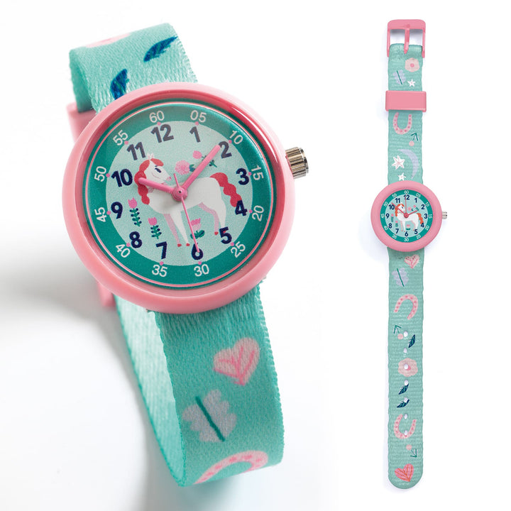 Orologio da Polso per Bambini Cavallo Rosa | Djeco DD00420