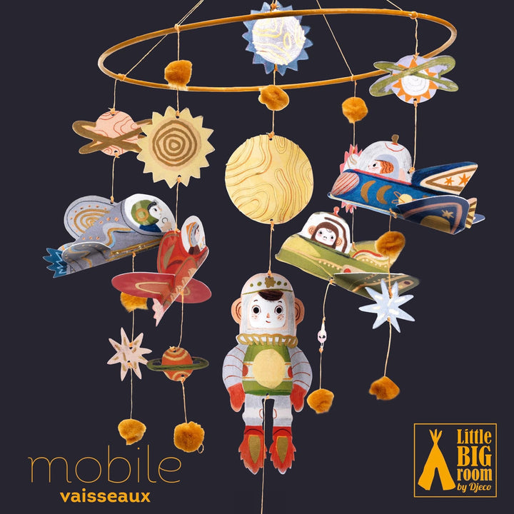 Djeco | Giostrina mobile da appendere Astronavi, DD04349