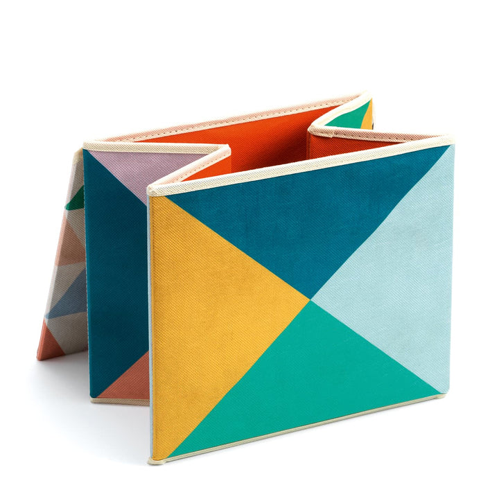 Djeco | Scatola Portagiochi e Seduta Multicolore DD04481