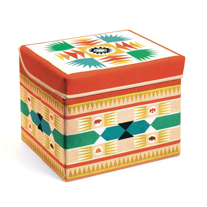 Djeco | Scatola Portagiochi e Seduta Tipi per bambini DD04482