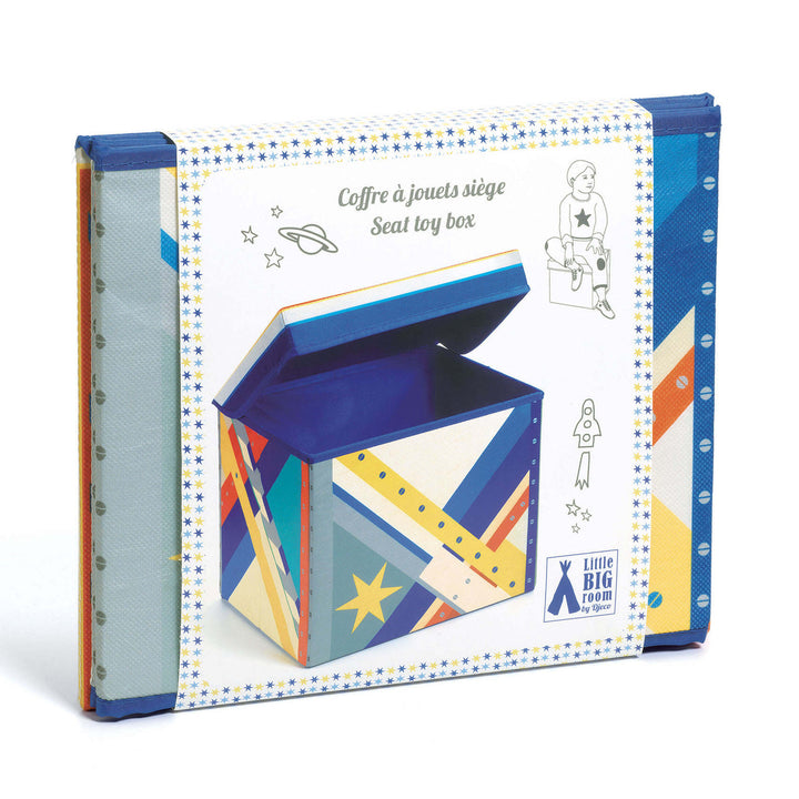 Djeco | Scatola Portagiochi e Seduta Razzo per bambini DD04485