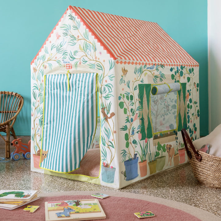 Casa Colorata, Tenda in Tessuto, Maison (100x105x75cm) | Djeco DD04492