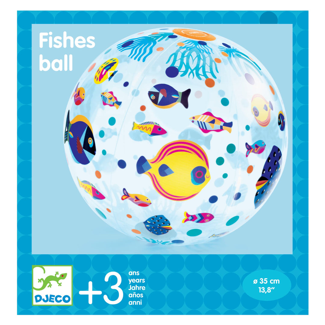 Djeco | Pallone grande gonfiabile Pesci (Fishes DJ00170)