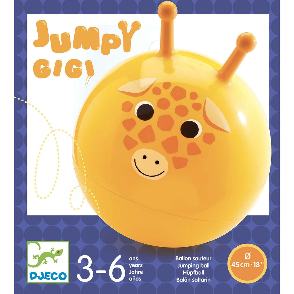 Palla per Saltare 45cm, 3-6 anni, Jumpo Gigi Giraffa | Djeco