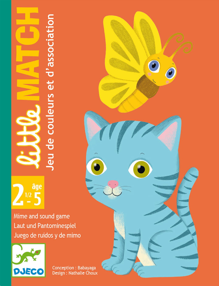 Gioco di Associazione Forme e Colori Little Match, 2 ½ - 5 anni Djeco