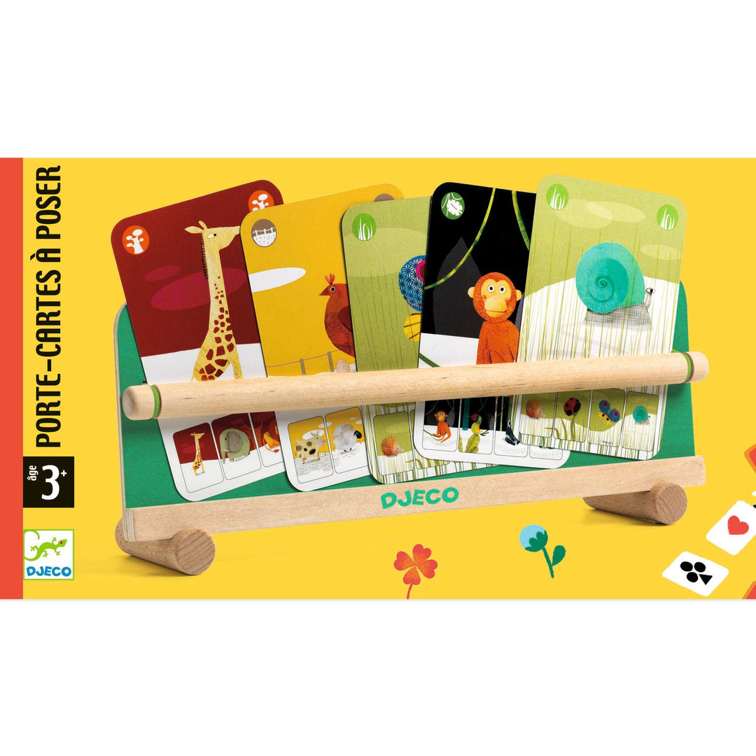Djeco | Porta carte da tavolo in legno per bambini