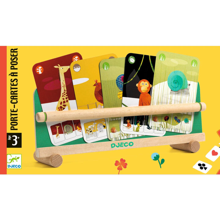 Djeco | Porta carte da tavolo in legno per bambini