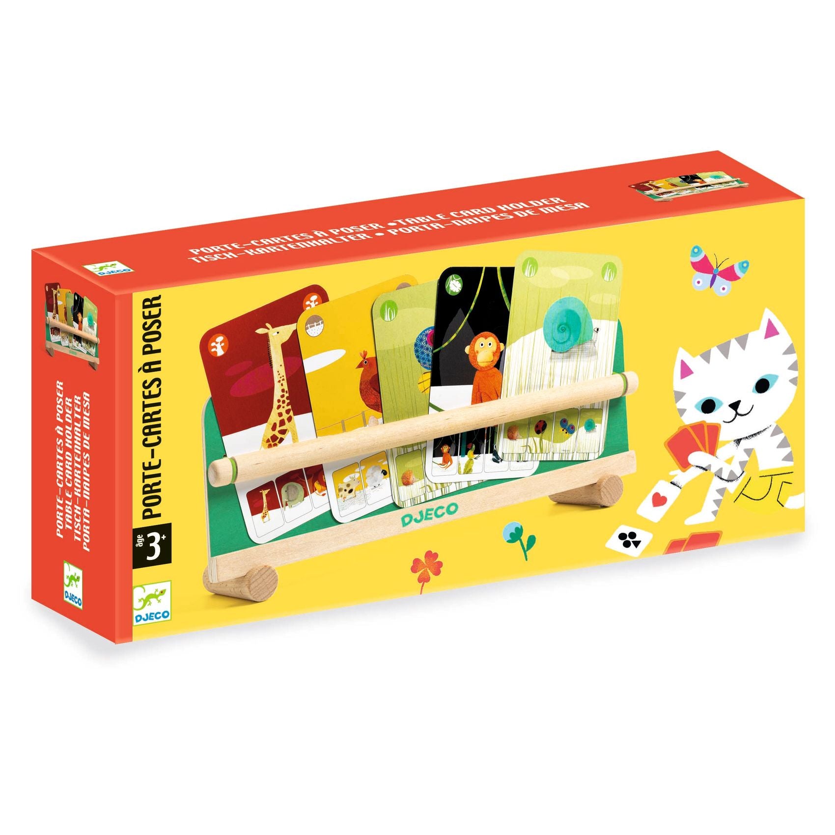 Set Di Portacarte In Legno Massello Curvato Per Bambini, Anziani E Adulti Giochi Di Bridge E Carte~p204218531