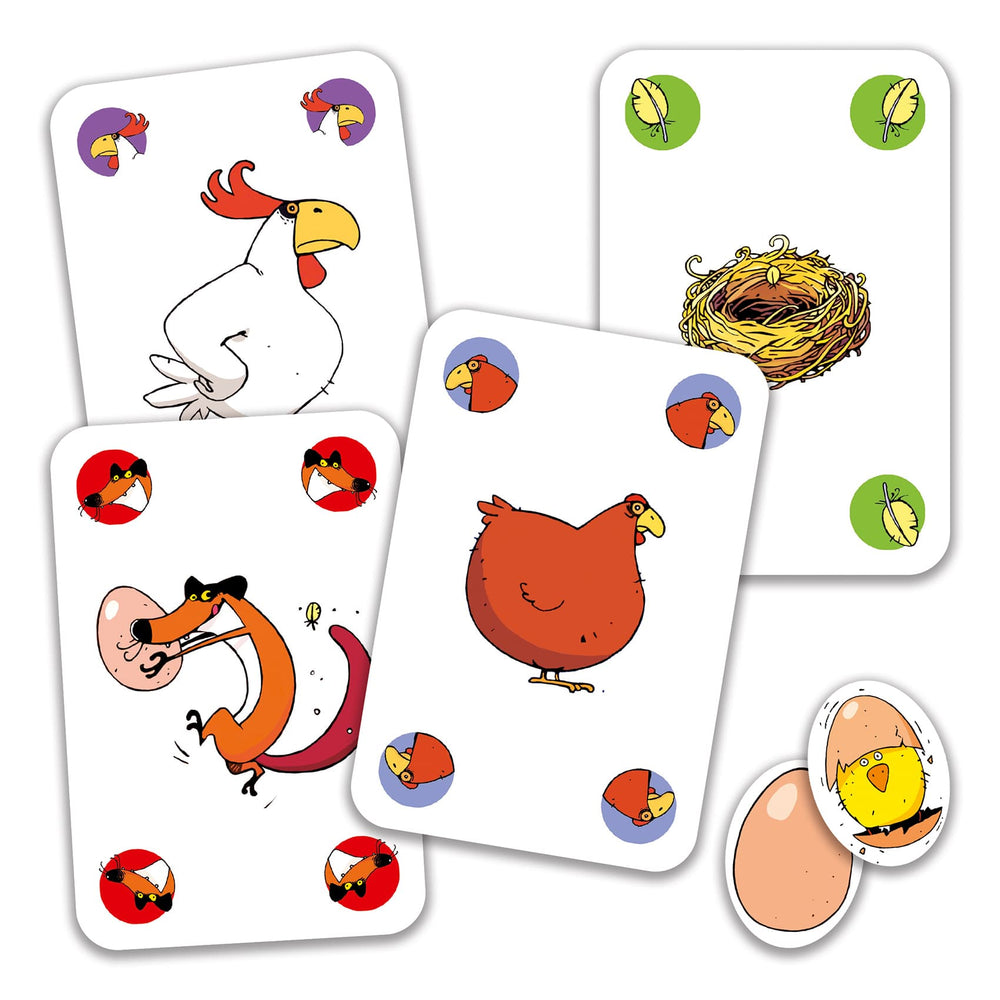 Djeco | Gioco di carte per bambini Piou Piou