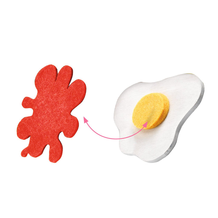 Djeco | Set Gioco Hamburger in legno Kelly & Johnny DJ05505