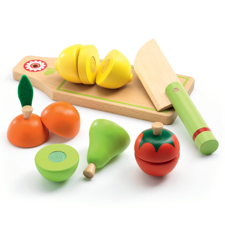 Frutta e Verdura da Tagliare Gioco in Legno | Djeco DJ06526