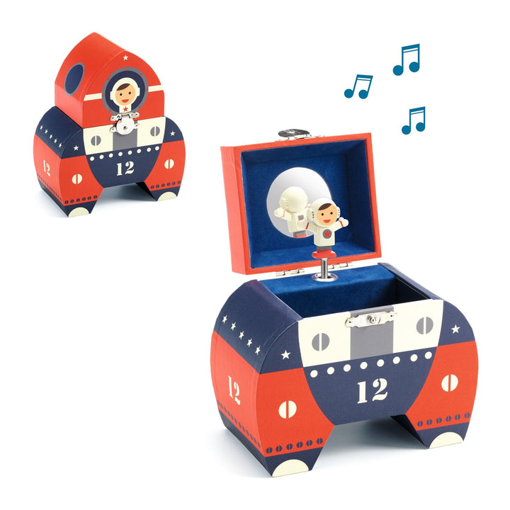 Djeco | Carillon portagioie Polo 12, Scatola musicale per bambini