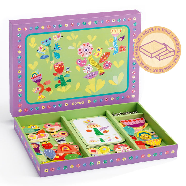 Djeco | Gioco costruzione in legno Tap Tap Giardino