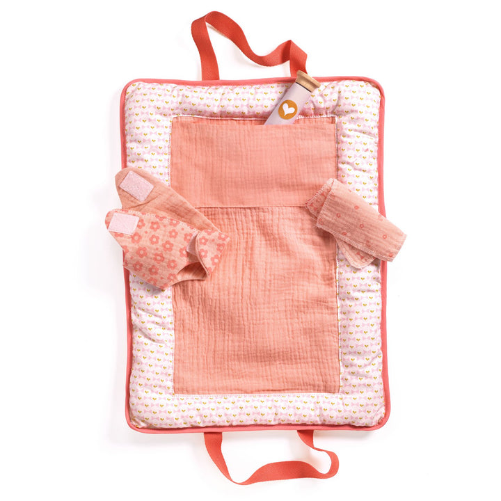 Djeco | Borsa per il cambio con accessori per bambole