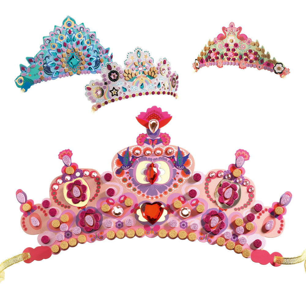 Djeco | Crea Coroncine da Principessa, Kit Fai da Te DJ07901