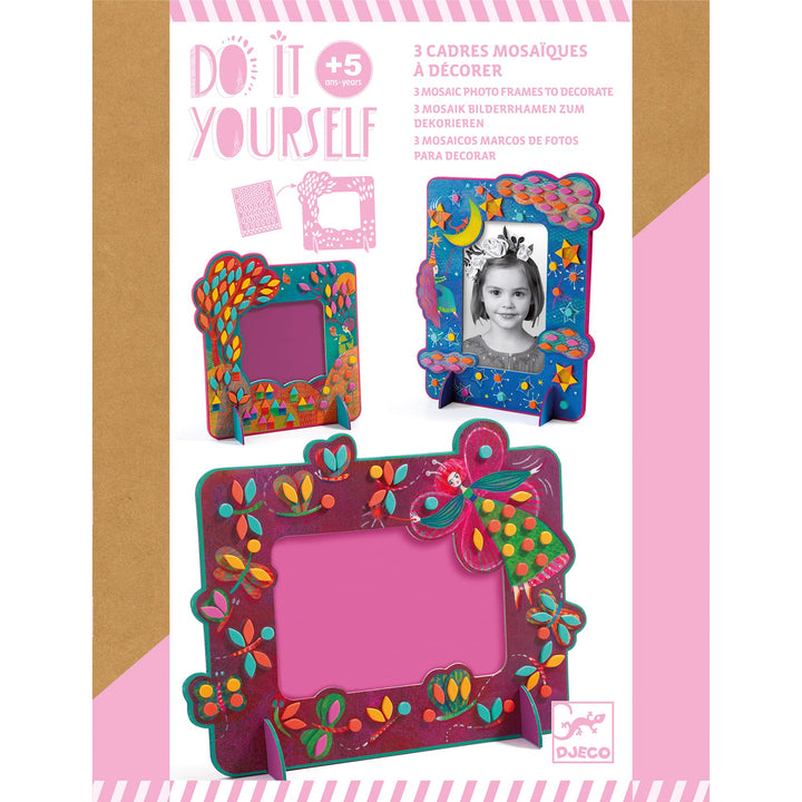 Djeco Crea Cornici Fotografiche, Fiabesco, Kit Fai da Te DJ07904