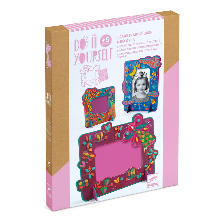 Djeco Crea Cornici Fotografiche, Fiabesco, Kit Fai da Te DJ07904