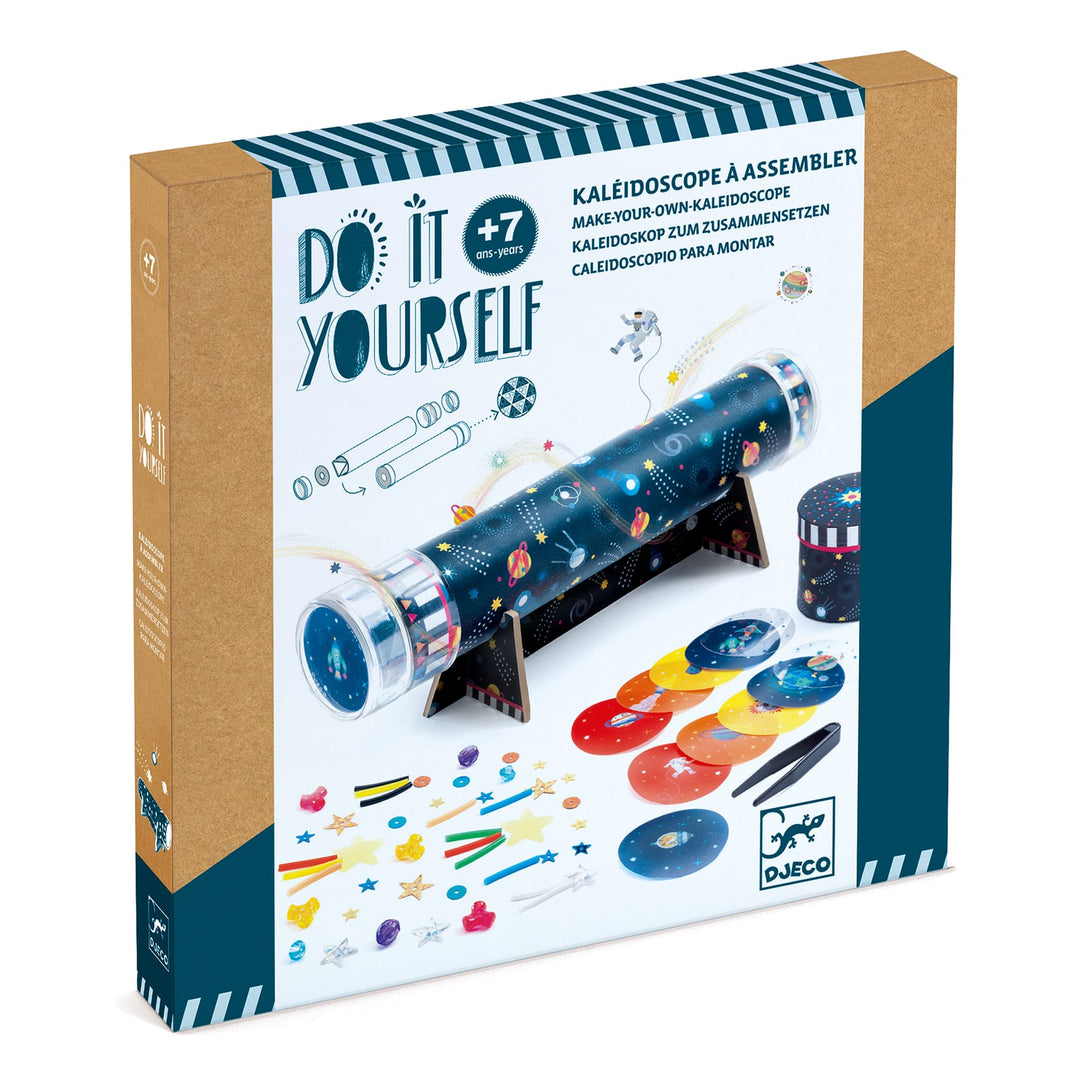 Djeco | Crea Caleidoscopio Spazio, Kit Fai da Te DJ07922