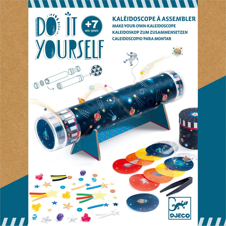 Djeco | Crea Caleidoscopio Spazio, Kit Fai da Te DJ07922