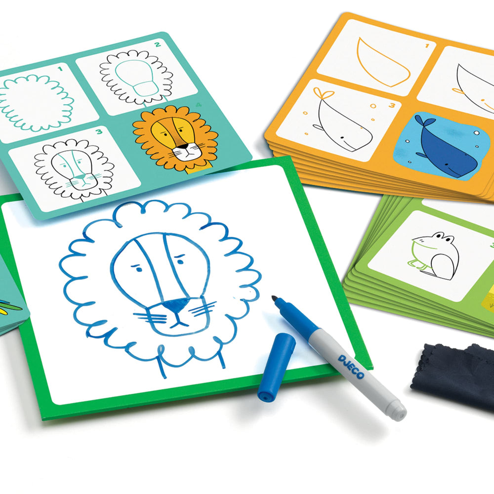 Impara a Disegnare Animali Step by Step Animal & Co. Eduludo | Djeco DJ08319