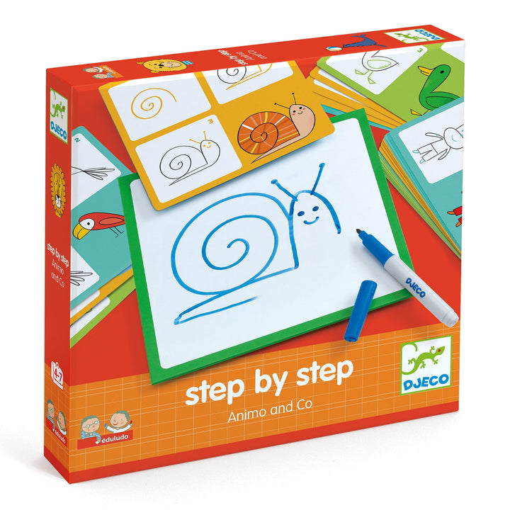 Djeco | Impara a Disegnare Animali Step by Step Animo & Co. Eduludo