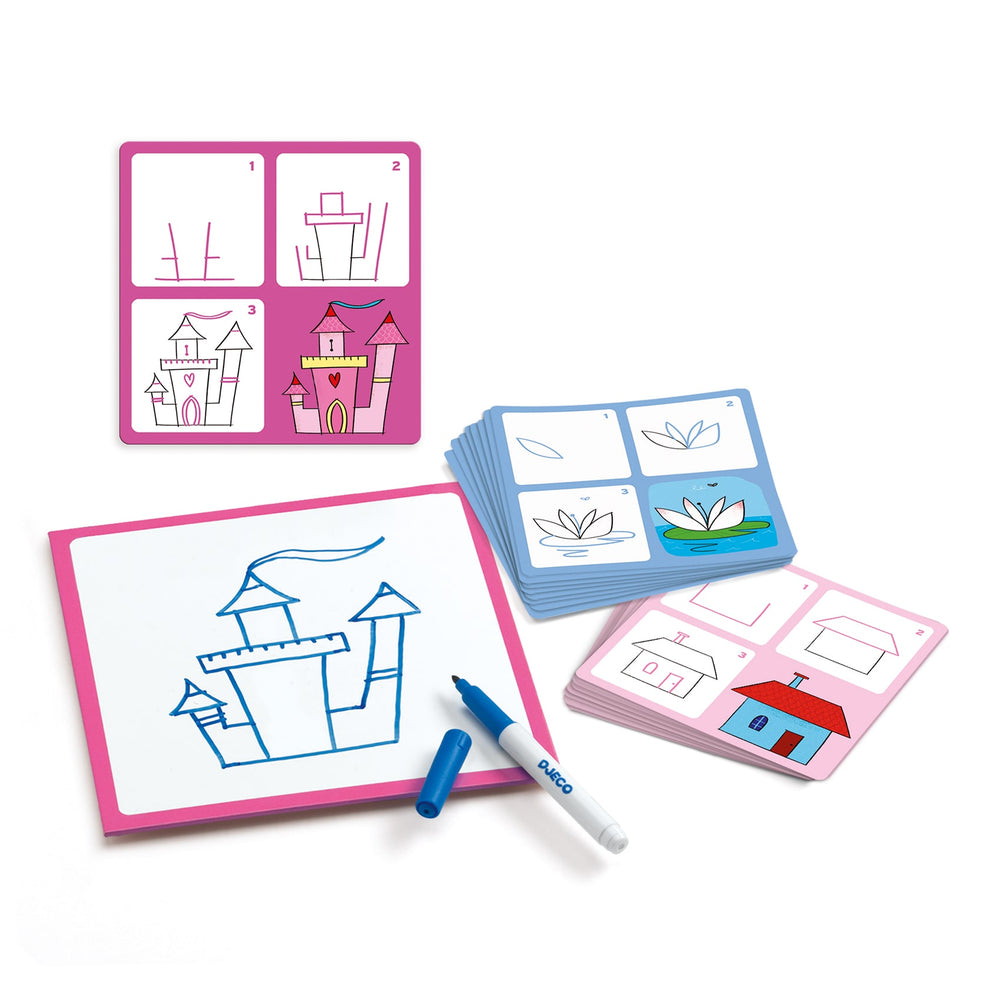 Djeco | Impara a disegnare Step by Step, Favole Joséphine & Co.