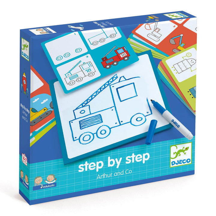 Djeco | Impara a disegnare Step by Step Arthur & Co.