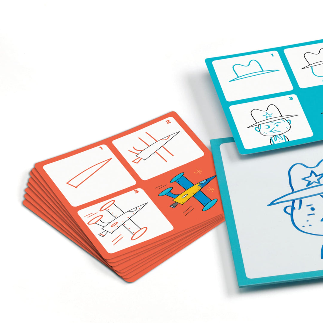 Impara a Disegnare Bambino Step by Step Arthur & Co. Eduludo | Djeco DJ08321