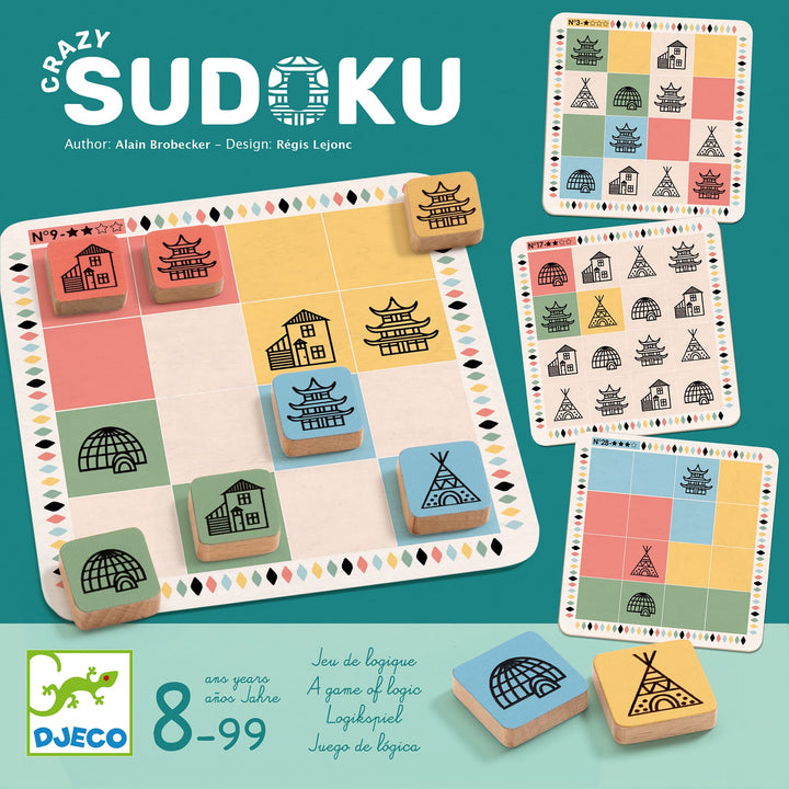 Djeco | Gioco di Logica Crazy Sudoku, 8 anni + DJ08488