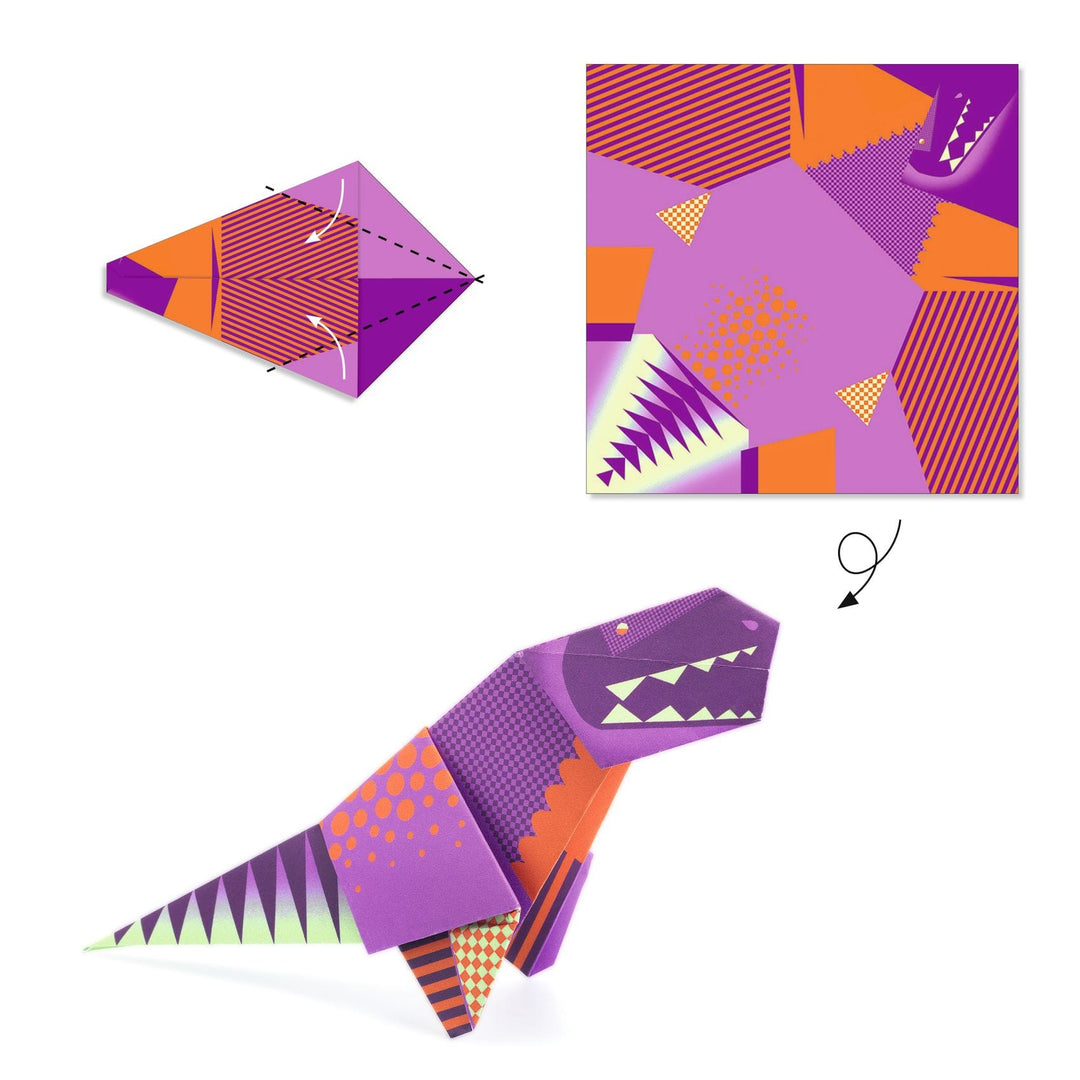 Djeco | Origami per bambini, Dinosauri DJ08758