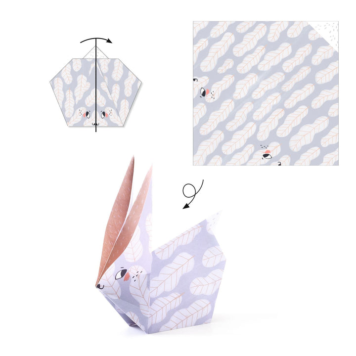 Djeco | Origami per bambini, Famiglia animali DJ08759