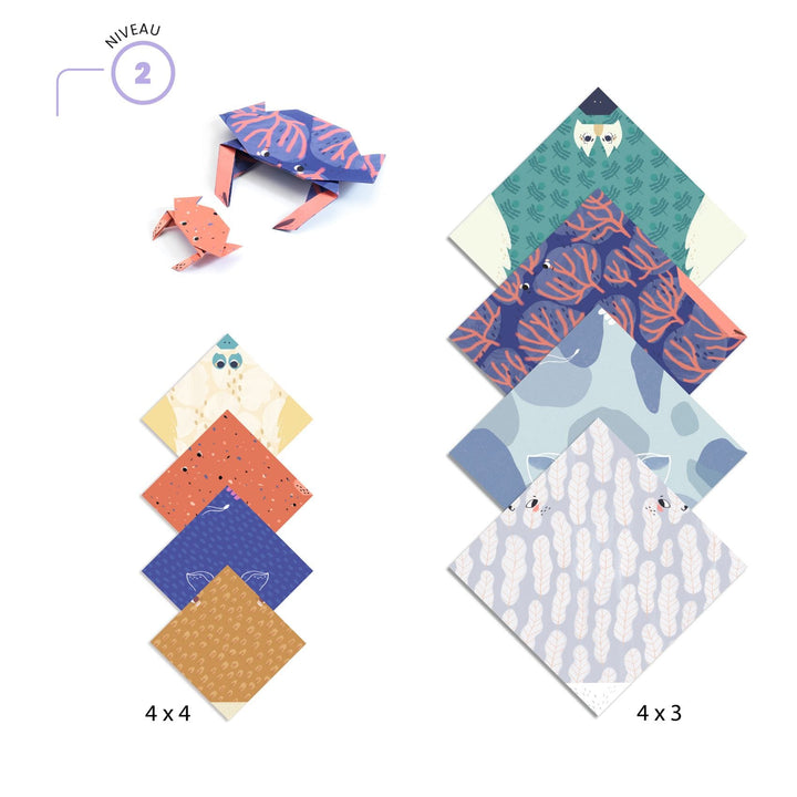 Djeco | Origami per bambini, Famiglia animali DJ08759