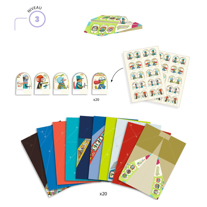 Djeco | Kit per origami Aeroplani per bambini