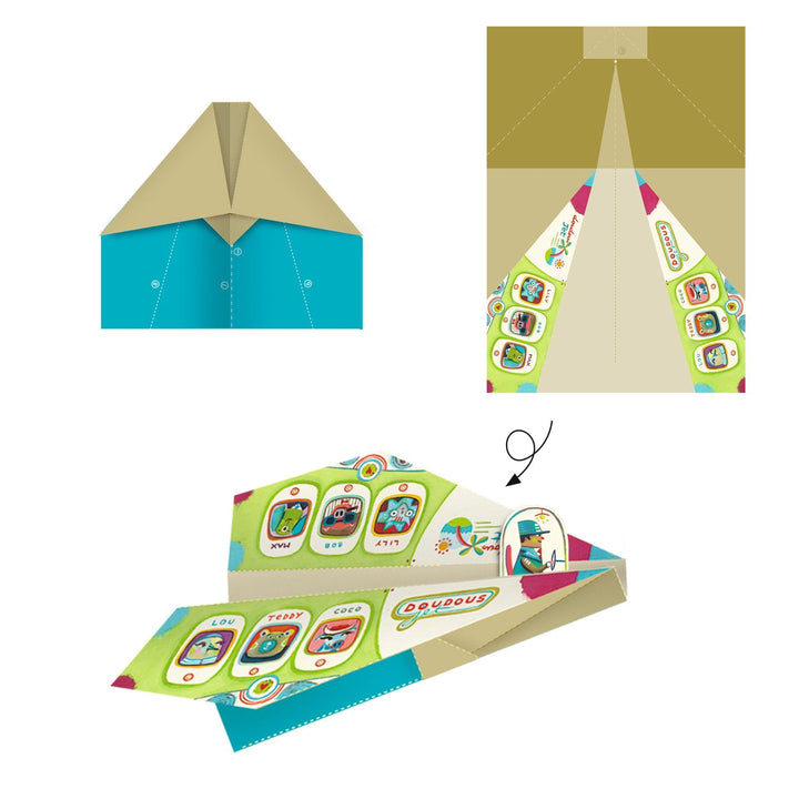 Djeco | Kit per origami Aeroplani per bambini