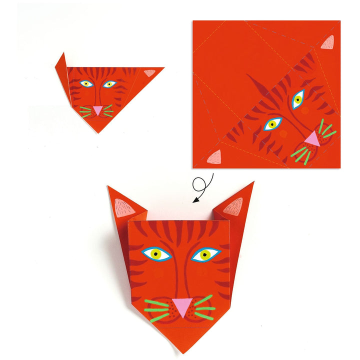 Origami Introduzione per Bambini, Animali Djeco, 4-8 anni | DJ08761