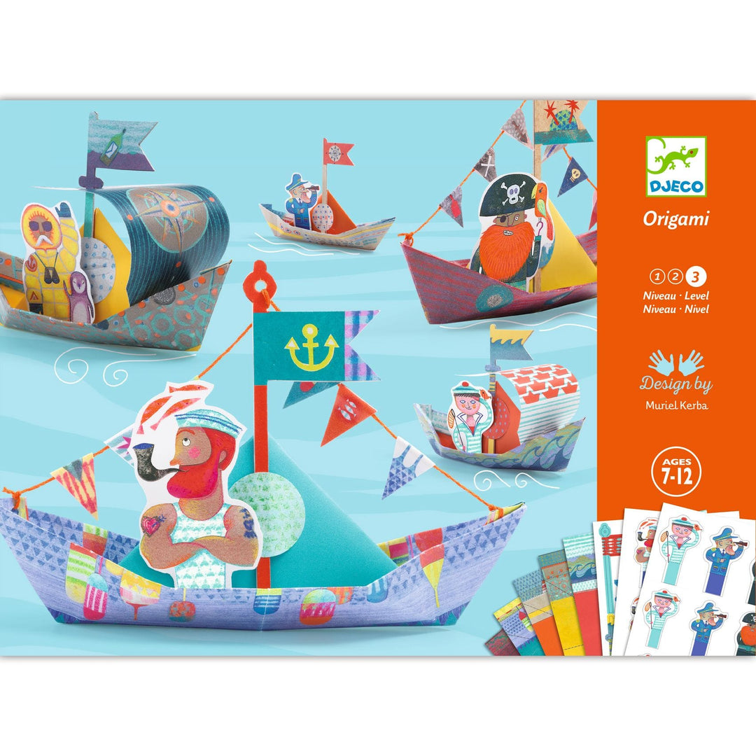 Djeco | Kit per origami Barche galleggianti