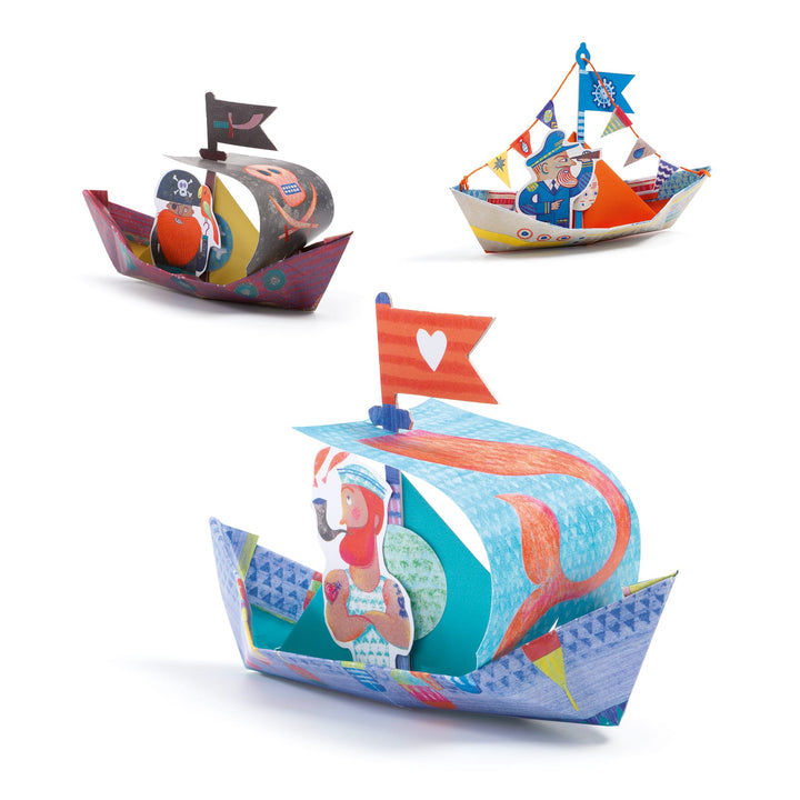 Djeco | Kit per origami Barche galleggianti