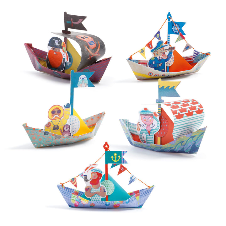 Djeco | Kit per origami Barche galleggianti