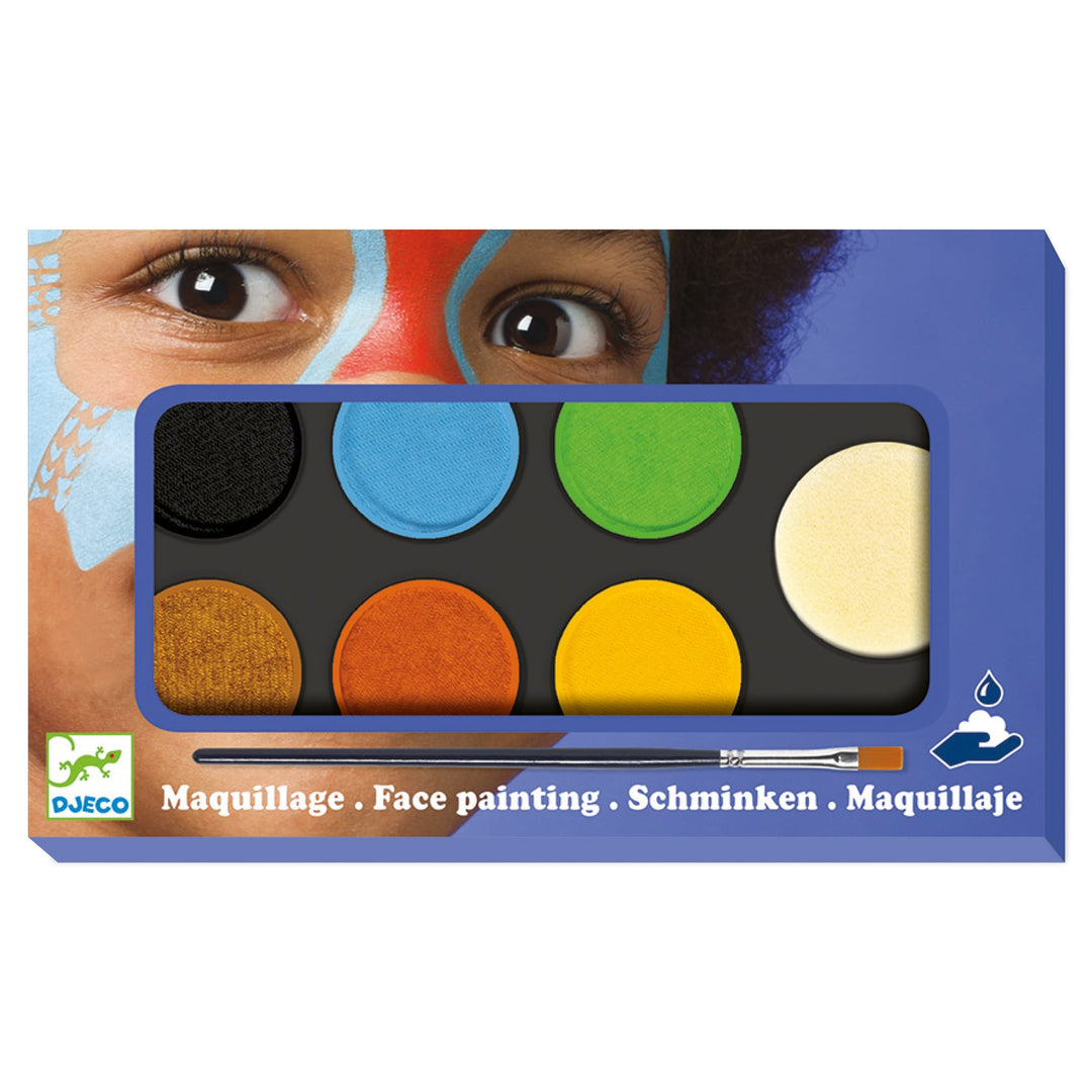 Djeco | Trucchi per Viso Bambini, 6 Colori, Nature DJ09230