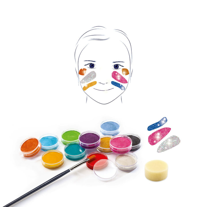 Colori face painting per bambini, Nature