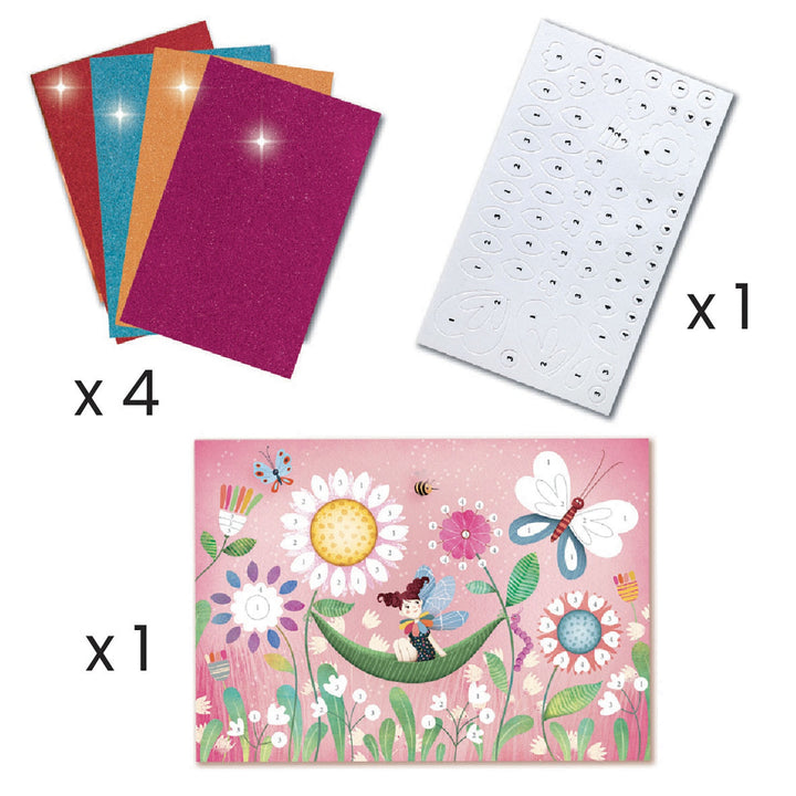Djeco | Fairy Box, Kit Multi Attività Manuali Fatine, 6 anni + DJ09332
